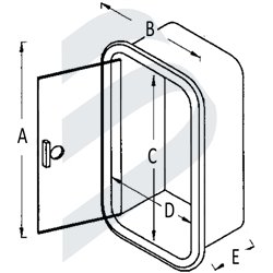 CONTAINER WITH DOOR