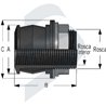 QJ M/F THREADED  PP-NBR