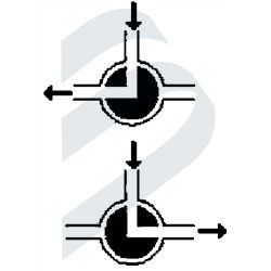 3 WAY BALL VALVE- `L´
