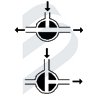 `T` TYPE 3 WAYS VALVE