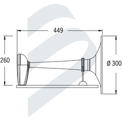 COMPRESSOR HORN PW3