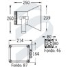 HORN WITH MEGAPHONE EW2-M