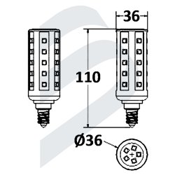 LED LAMPS E14 & E27