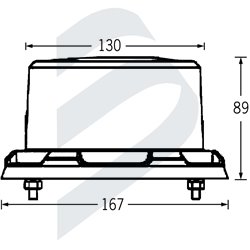 LUZ LED ROTATIVA / DESTELLOS LB-130