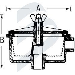 WATER STRAINER ELBOW