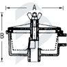 WATER STRAINER ELBOW