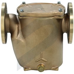 FLANGED WATER STRAINER 180º -BRONZE