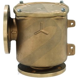 FLANGED WATER STRAINER 90º - BRONZE