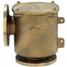 FLANGED WATER STRAINER 90º - BRONZE