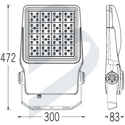 MARINE FLOODLIGHTS FLNG 100W-AC