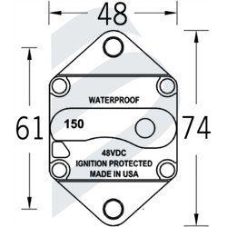 CIRCUIT BREAKER - PANEL MOUNT