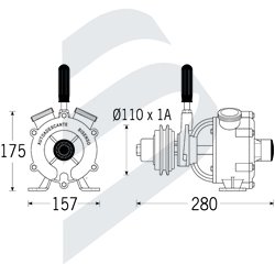 MANUAL CLUTCH PUMP NAUTIC 030F