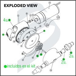 SERVICE KIT JABSCO PUMP 50880