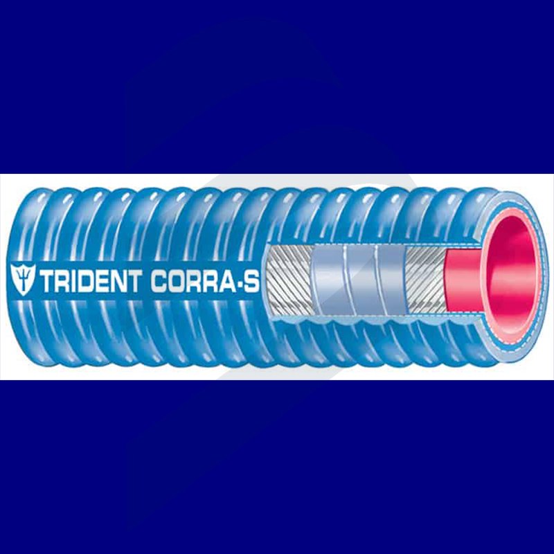 1830MM TRIDENT BLUE CORRA-SIL HOSE