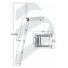 UNDER SWIM PLATFORM TELESCOPIC LADDER