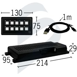 ELECTRONIC CONTROL SYSTEM 10 OUTPUTS