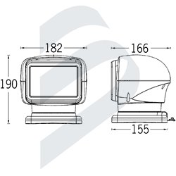 PROYECTOR LED CONTROL REMOTO 220