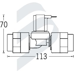 ELECTROVALVULA TECMA 12V