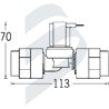 ELECTROVALVULA TECMA 12V