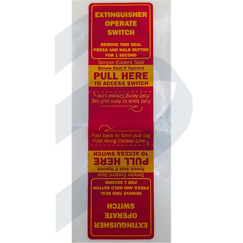 ETIQUETA PARA PULSADOR MANUAL PARA FPX103C