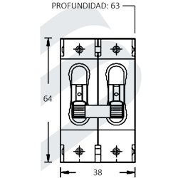 INTERRUPTOR-DISYUNTOR SERIE C BIPOLAR - AC