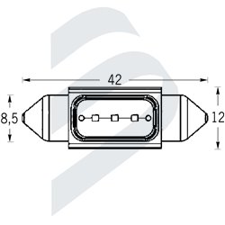 FESTOON 8,5-42 COB