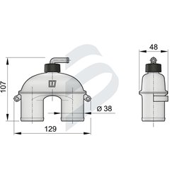 FOR 38 MM HOSE