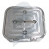 SQUARE HATCH ALUMINUM RING