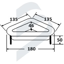 GATERA TRIANGULAR LISA