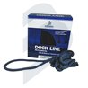 DOCK LINE WITH PRE-SPLICED EYE SOLID BLACK 16MM - 9M