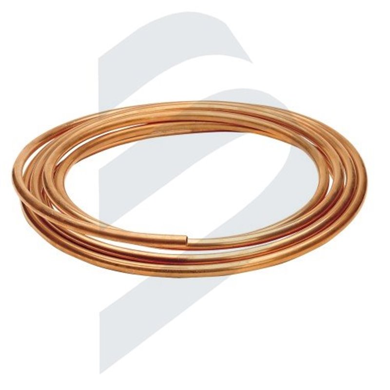 Coil of 20m copper tube 10x8mm