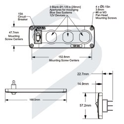 FACEPLATE FOR ACCESSORY PANEL