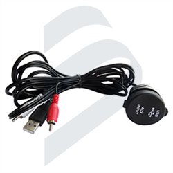 EXTERNAL USB/AUX-IN SOCKET WITH CABLE