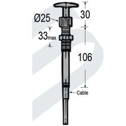 MANETA TIRADOR CABLE