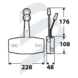 MANDO DE CONTROL DOBLE B-47