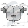 SEPARADOR AGUA/GAS VETUS LGS-50 PARA TUBO Ø 60MM