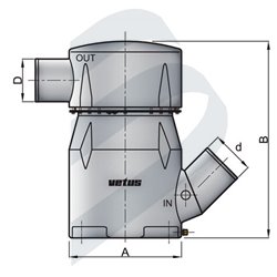 VETUS WATERLOCK TYPE MGL6458A