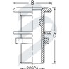 TRU-HULL THREADED 1 1/2 - CHROMED