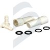 SHOWER HOSE CONNECTION SERVICE KIT - WHITE