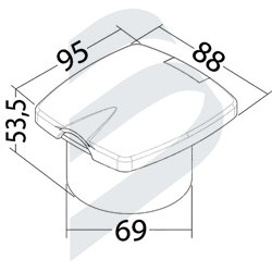 FLUSH MOUNTING MIXER