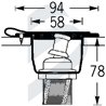 FLUSH MOUNTING MIXER