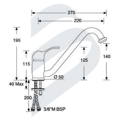 LONG SPOUT TAP