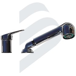 SINGLE LEVER MIXER WITH PULL-OUT SHOWER - C/H