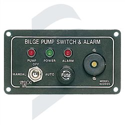 PANEL DE CONTROL Y ALARMA SENTINA