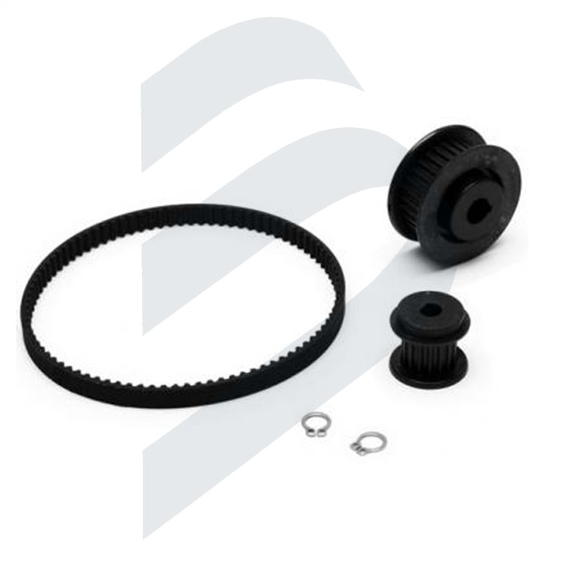 PULLEY & BELT KIT WC LITE FLUSH