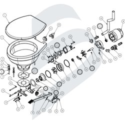 REPAIR KIT TOILET RHEINSTROM Y10