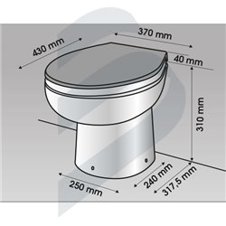 INODORO SANIMARIN 31 CONFORT 24V