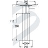 TELESCOPIC SEAT PEDESTAL