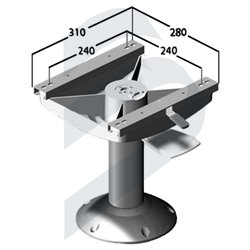 SEAT PEDESTAL GLOSSY