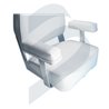 PAR REPOSABRAZOS ASIENTO RESPALDO ABATIBLE-BLANCO